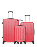 Lot de 3 Valises Rigides Grand Format, Taille Moyenne et Cabine BRONX