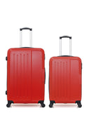 Lot de 2 Valises Rigides Grand Format et Taille Moyenne VESUVIO