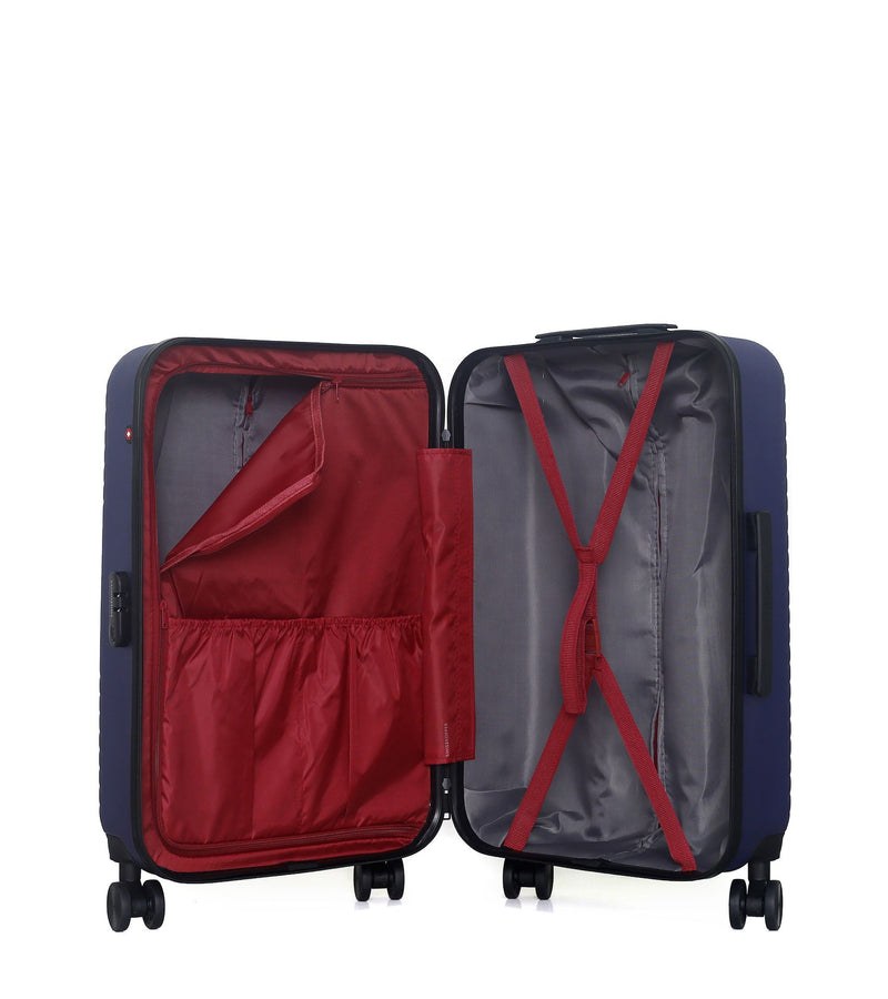 Lot de 4 Valises weekend, valise cabine, valise cabine XXS et vanity SPIEZ