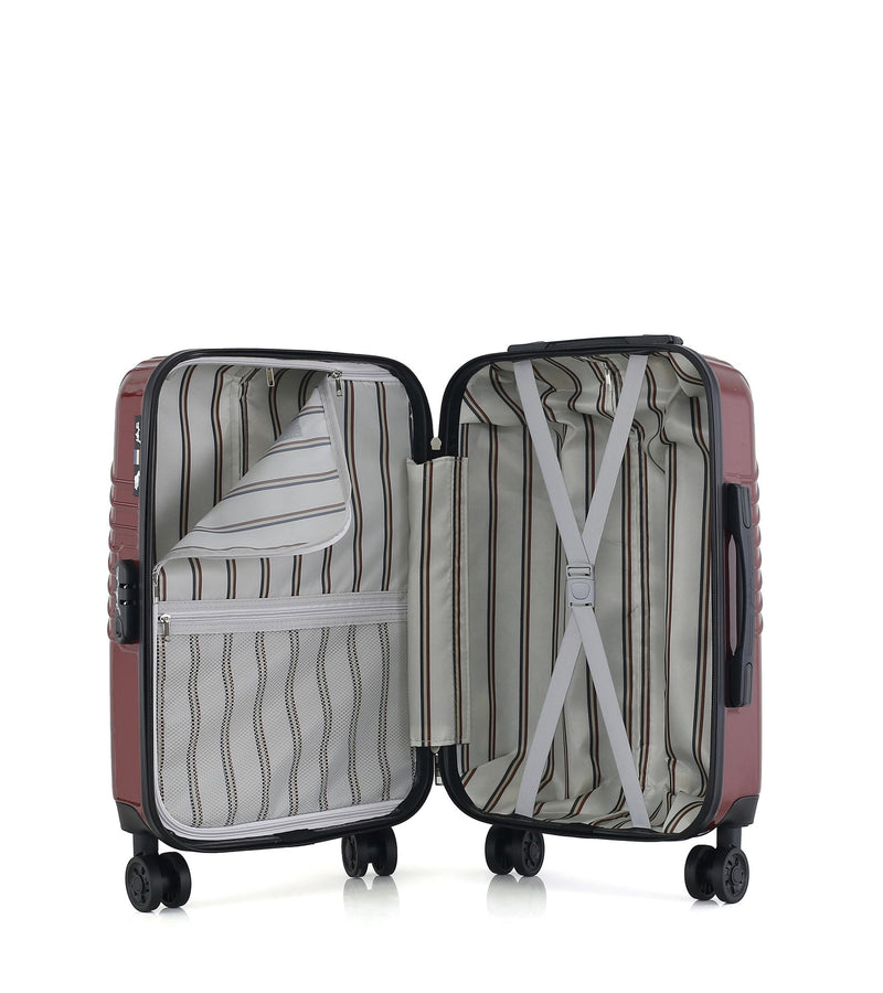 Lot de 2 Valises Rigides Cabine et Vanity PETER