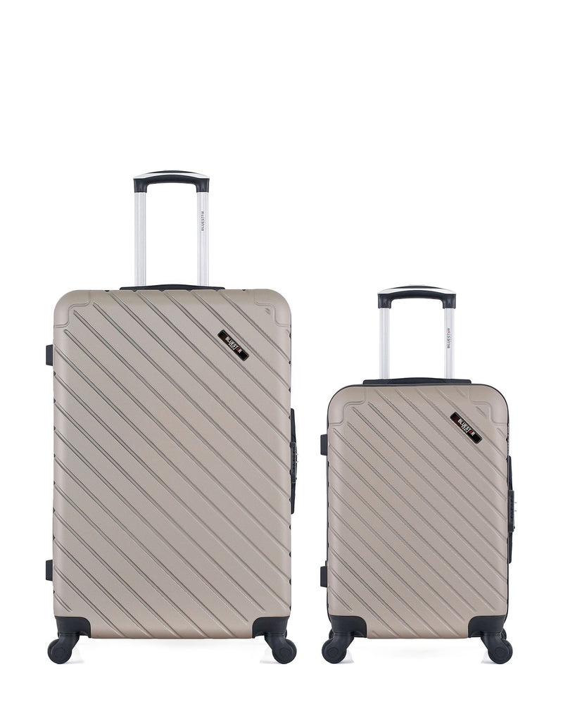 Lot de 2 Valises Rigides Grand Format et Cabine CITE