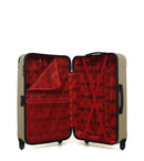 Lot de 2 Valises Rigides Grand Format et Cabine MADRID