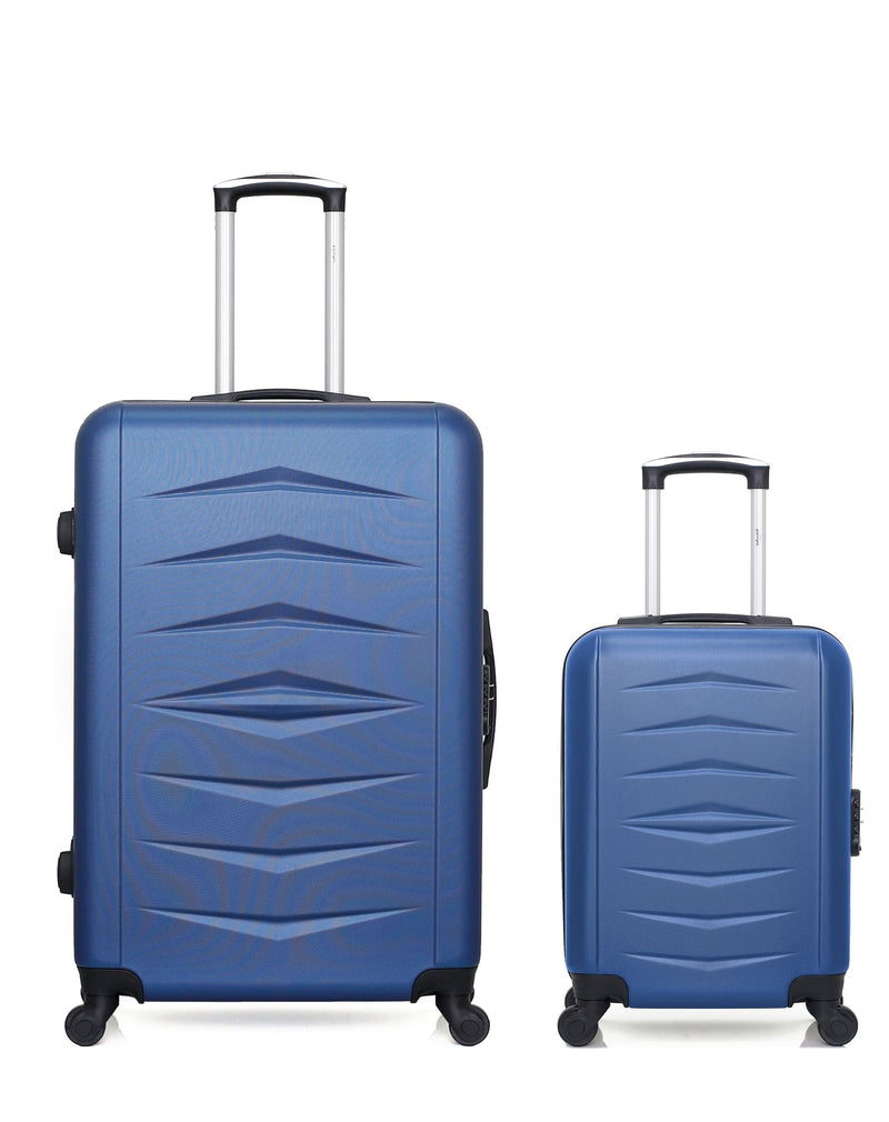 Lot de 2 Valises Rigides Grand Format et Cabine XXS OVIEDO