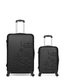 Lot de 2 Valises Rigides Grand Format et Cabine ELEONOR