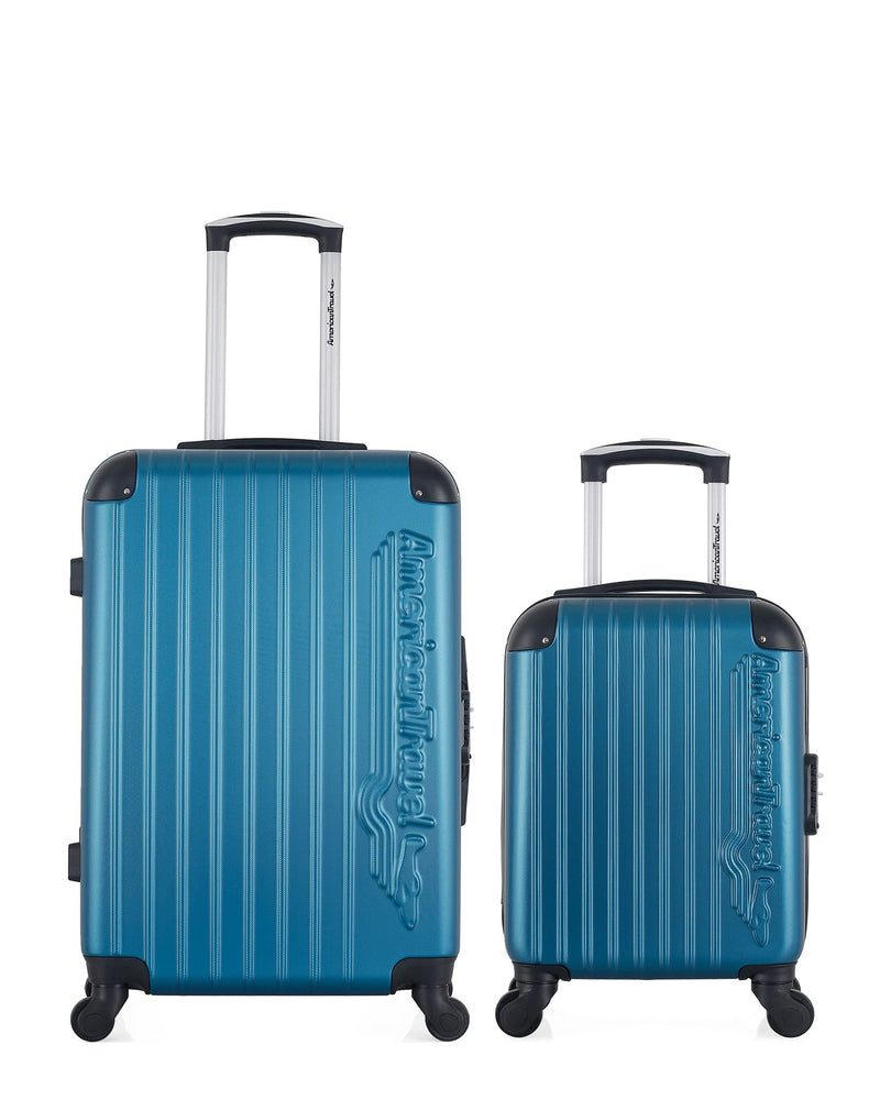 Lot de 2 Valises Rigides Taille Moyenne et Cabine XXS BUDAPEST