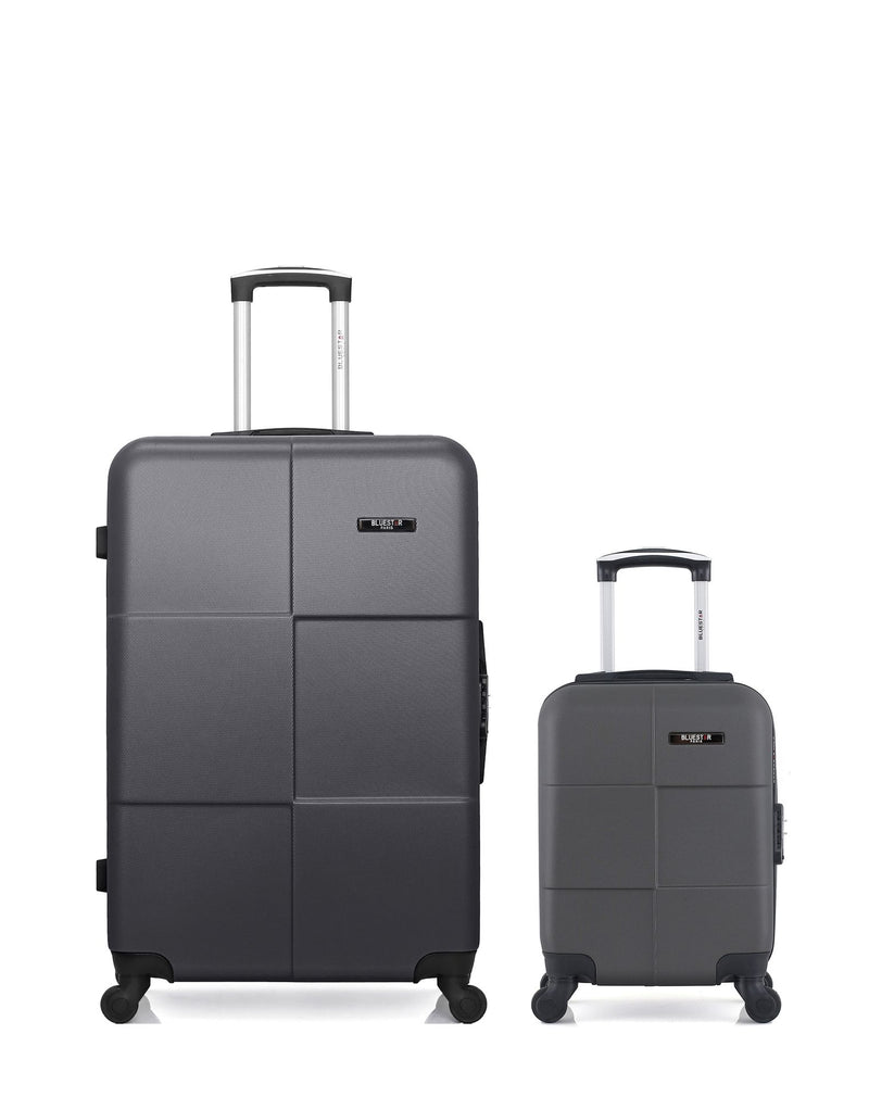 Lot de 2 Valises Rigides Grand Format et Cabine XXS MIAMI