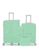 Lot de 4 Valises Rigides Grand Format, Taille Moyenne, Cabine et Grand Vanity VELA