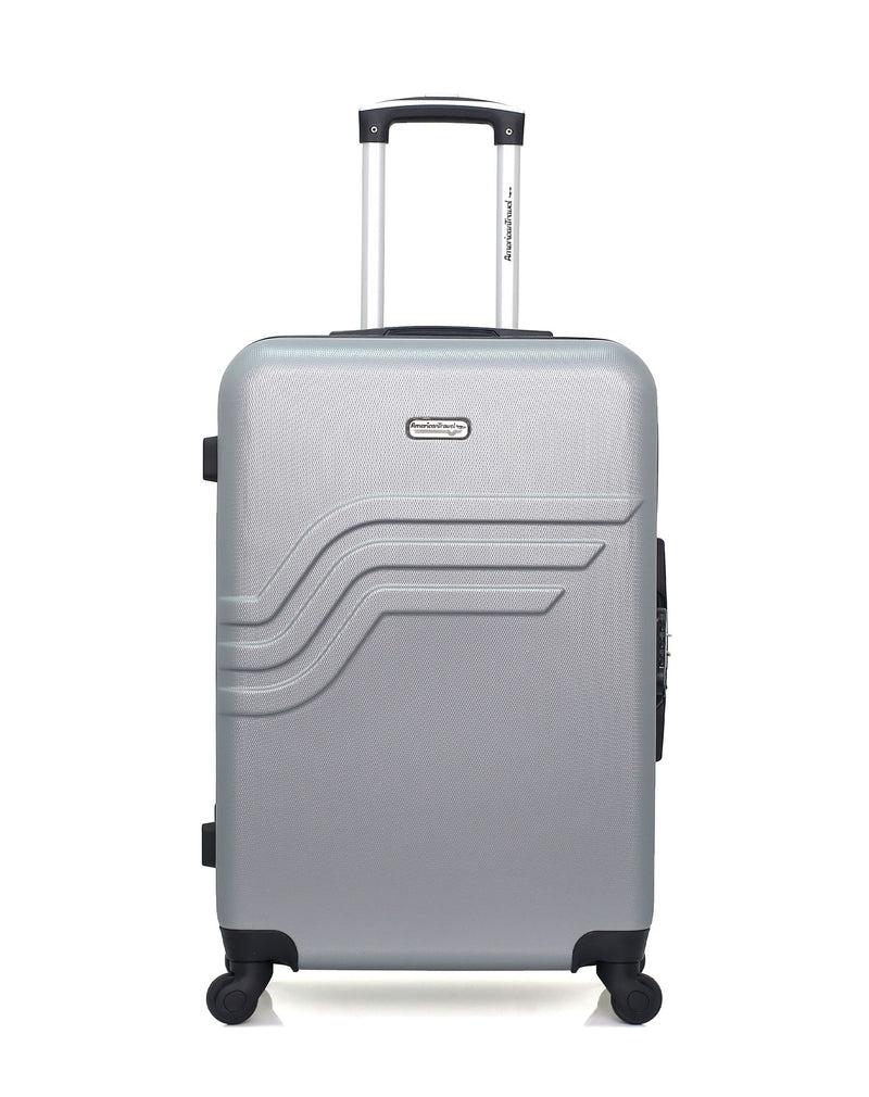 AMERICAN TRAVEL - Lot de 3 - Valises grand format DC, weekend QUEENS et cabine XXS MEMPHIS