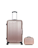 Lot de 2 Valises Rigides Grand Format et Vanity VESUVIO