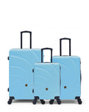 Lot de 3 Valises Rigides Grand Format, Taille Moyenne et Cabine SERENA