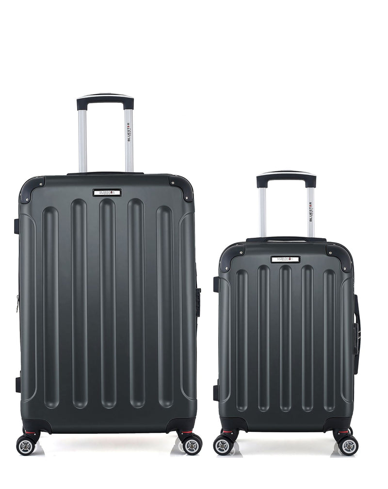 Lot de 2 Valises Rigides Grand Format et Cabine TUNIS