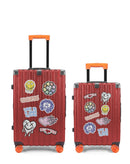 Lot de 2 Valises Rigides Taille Moyenne et Cabine XS LUGERS