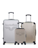 Lot de 3 Valises Rigides Grand Format CHELSEA, Taille Moyenne BUDAPEST et Cabine XXS CHELSEA
