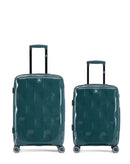 Lot de 2 Valises Rigides Taille Moyenne et Cabine AQUILA