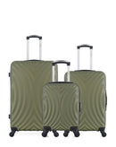 Lot de 3 valises Grand format, weekend et cabine XXS LAGOS