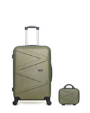 Lot de 2 Valises Rigides Taille Moyenne et Vanity AMAZONE