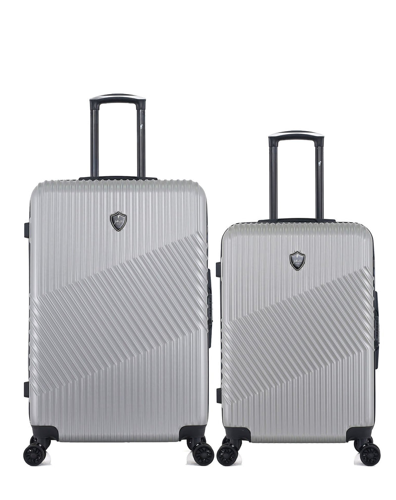 Lot de 2 Valises Rigides Grand Format et Taille Moyenne PETER