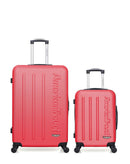 Lot de 2 Valises Rigides Grand Format et Cabine BRONX