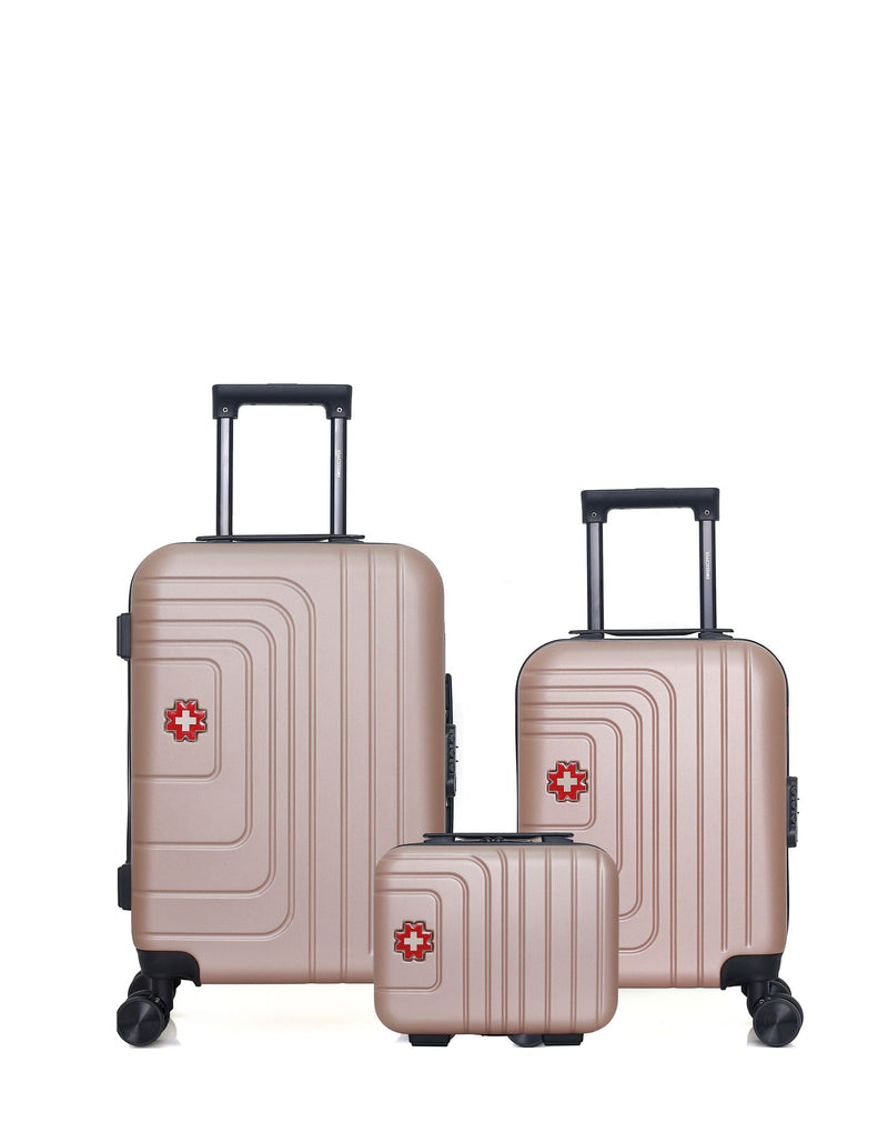 Lot de 3 Valises Rigides Cabine, Cabine XXS et Vanity RUTI