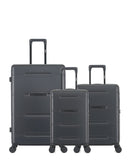Lot de 3 Valises Rigides Grand Format, Cabine et Cabine XS CLEVELAND
