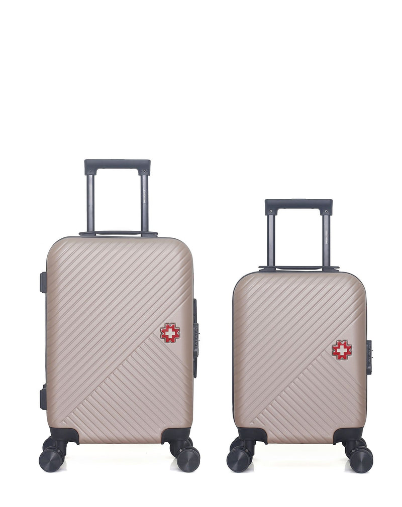 SWISS KOPPER - LOT DE 2 - Valises cabine et cabine XXS SPIEZ