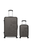 Lot de 2 Valises Rigides Grand Format et Cabine XXS ELEONOR