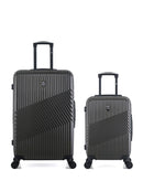 Lot de 2 Valises Rigides Grand Format et Cabine PETER