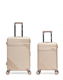 Lot de 2 Valises Rigides Taille Moyenne et Cabine XS WOHLEN