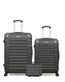 Lot de 3 Valises Rigides Grand Format, Taille Moyenne et Vanity LIMA