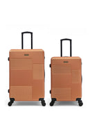 Lot de 2 Valises Rigides Grand Format et Taille Moyenne LIVIA