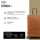 Lot de 4 Valises Rigides Grand Format, Taille Moyenne, Cabine et Cabine XS LYNDA