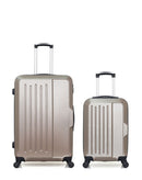 Lot de 2 Valises Rigides Grand Format et Cabine VESUVIO