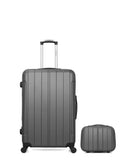 Lot de 2 Valises Rigides Grand Format et Vanity NAPOLI
