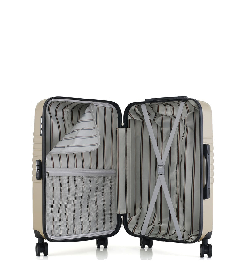 Lot de 2 Valises Rigides Taille Moyenne et Vanity PETER