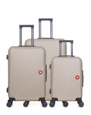 Lot de 3 Valises grand format, valise weekend et valise cabine SPIEZ