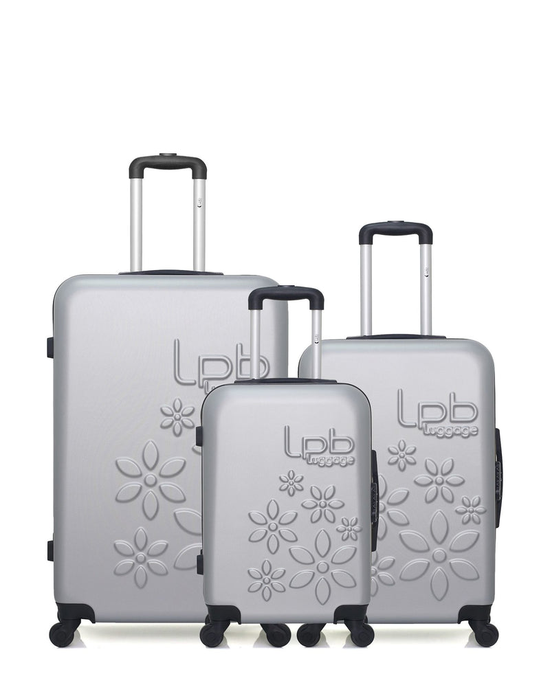 Lot de 3 Valises Rigides Grand Format, Taille Moyenne et Cabine ELEONOR