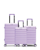 Lot de 3 Valises Rigides Taille Moyenne, Cabine et Cabine XS LUGANO