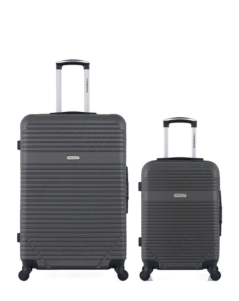 Lot de 2 Valises Rigides Grand Format et Cabine MEMPHIS