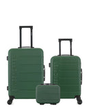 Lot de 3 Valises Rigides Taille Moyenne, Cabine et Vanity AIGLE