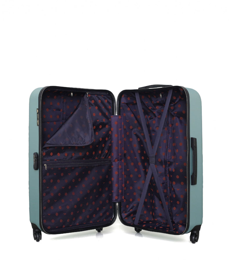 Lot de 2 Valises Rigides Grand Format et Cabine NAIS