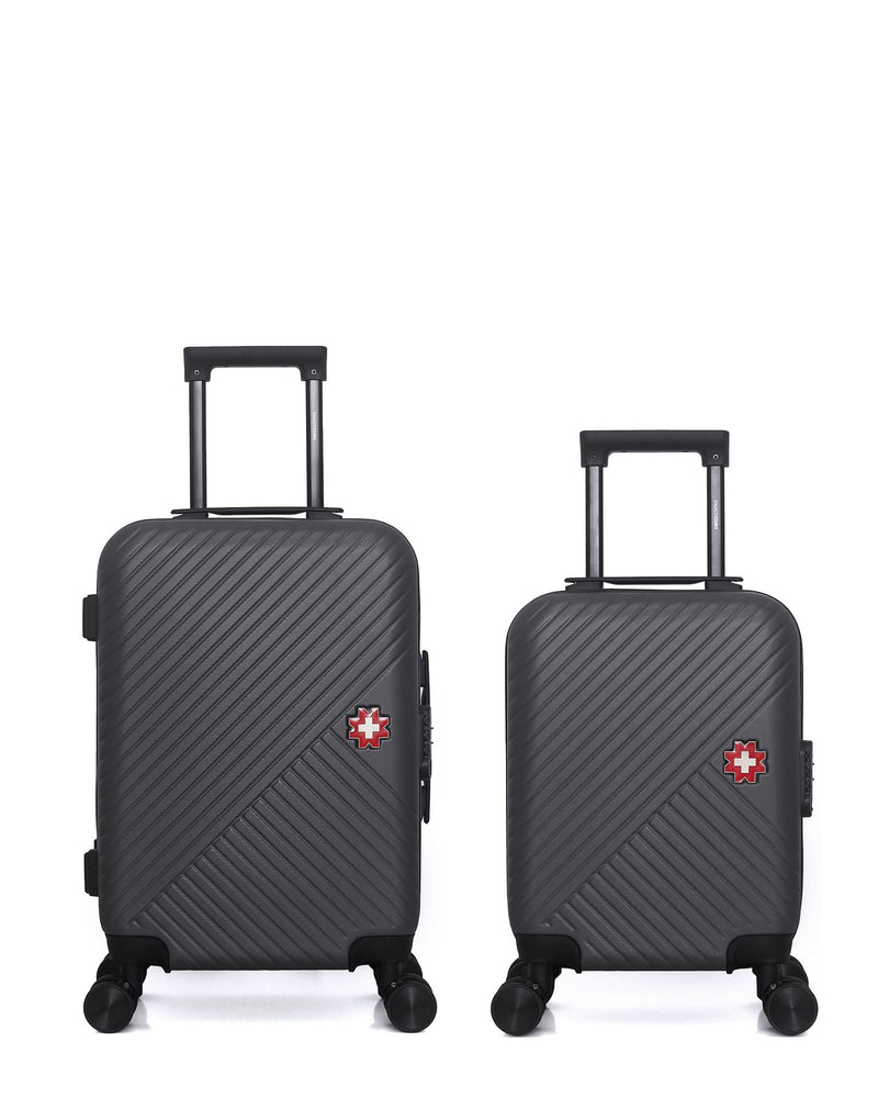 SWISS KOPPER - LOT DE 2 - Valises cabine et cabine XXS SPIEZ