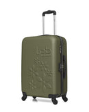 Lot de 2 Valise Taille Moyenne et Vanity Rigide ELEONOR