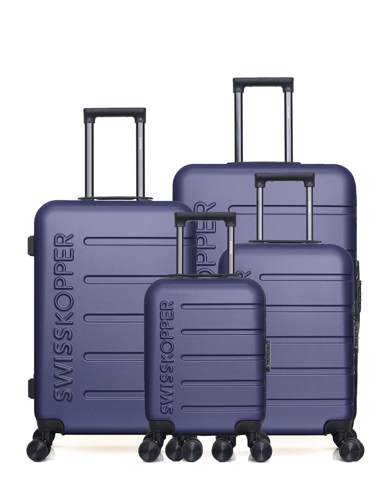 Lot de 4 Valises grand format, valise weekend, valise cabine, valise cabine XXS AIGLE