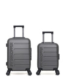 Lot de 2 Valises Rigides Cabine et Cabine XXS AIGLE