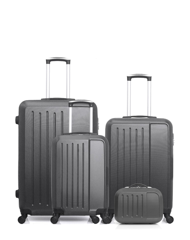 HERO - LOT DE 4 - Valises grand format, weekend, cabine et vanity VESUVIO