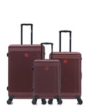 Lot de 3 Valises Rigides Grand Format, Taille Moyenne et Cabine GSTAAD