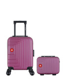 Lot de 2 Valises Rigides Cabine XXS et Vanity RUTI