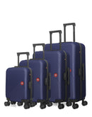 Set de 4 valises rigides grand format, moyenne, cabine et cabine XXS SPIEZ-M