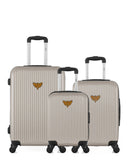 Lot de 3 Valises weekend , valise cabine et valise cabine XXS AGATA