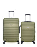 Lot de 2 - Valise grand format et valise weekend MEMPHIS